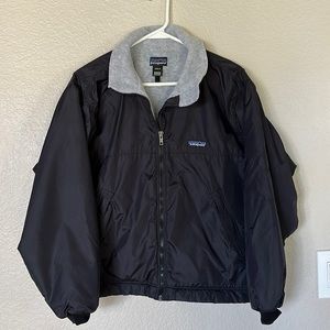 Patagonia big boys or girls vintage black kids jacket size large 14